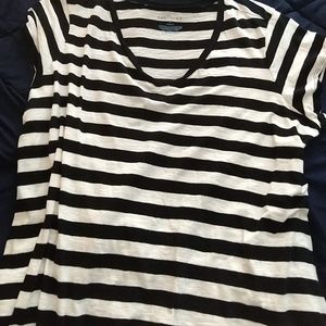 This striped Black shirt